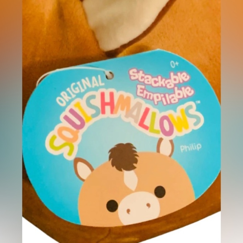 NWT 12” Philip the Horse Stackable Squishmallow - Picture 7 of 7